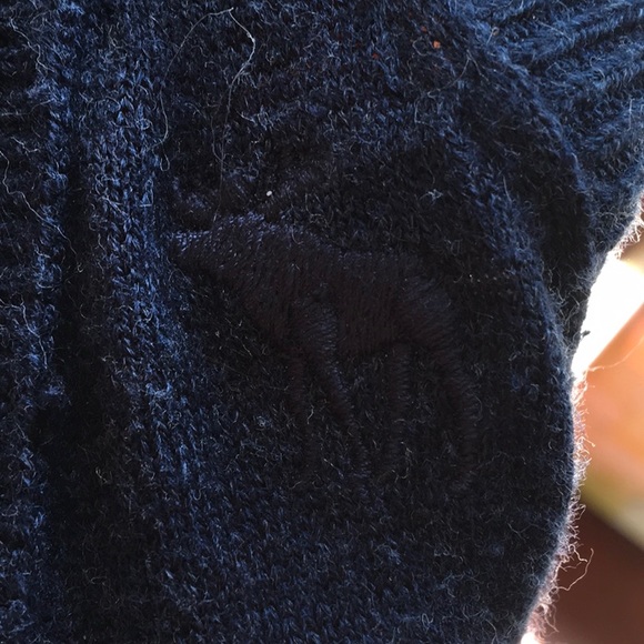 Blue Button-up Sweater Vest A&F - Picture 6 of 7